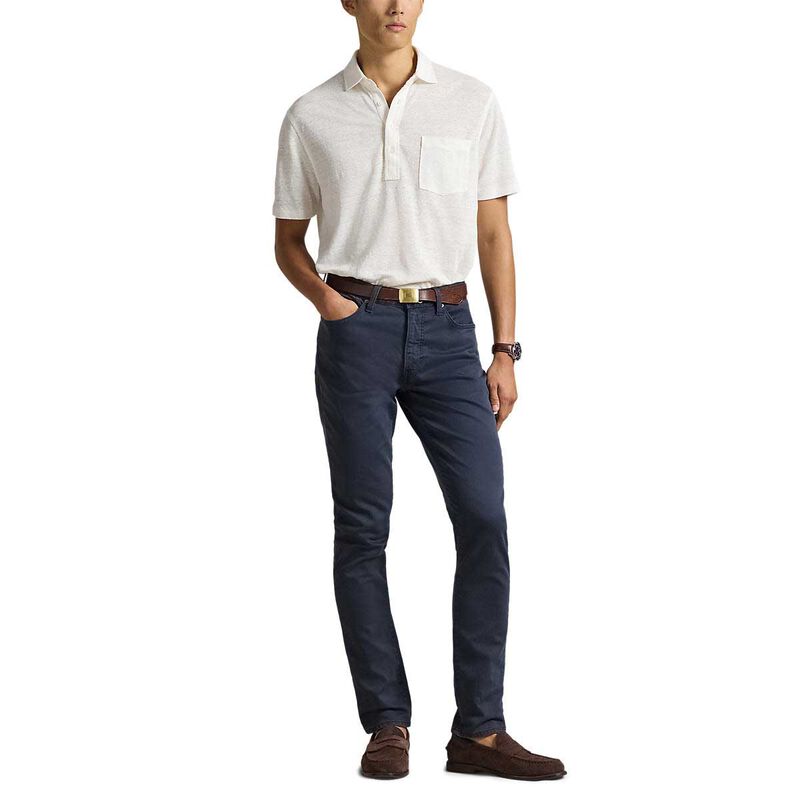 Polo Ralph Lauren Standard Fit Linen Piqu&eacute; Polo Shirt image number 3